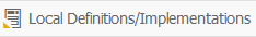 The button labeled 'Local definitions/Implementations' in the Class Builder
